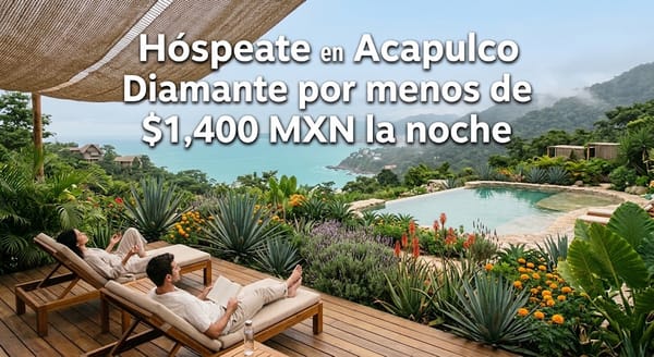 Hóspedate en Acapulco Diamante por menos de $1,400 MXN la noche